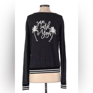 Spiritual Gangster Sun Surf Yoga Pullover Sweatshirt Size Small